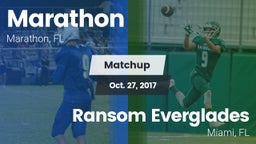 Matchup: Marathon vs. Ransom Everglades  2017