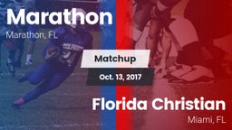 Matchup: Marathon vs. Florida Christian  2017