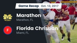 Recap: Marathon  vs. Florida Christian  2017