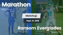 Matchup: Marathon vs. Ransom Everglades  2018