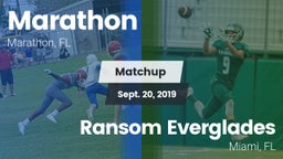 Matchup: Marathon vs. Ransom Everglades  2019