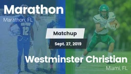 Matchup: Marathon vs. Westminster Christian  2019