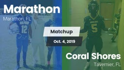 Matchup: Marathon vs. Coral Shores  2019