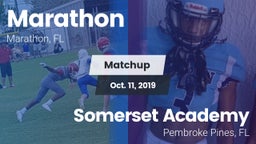 Matchup: Marathon vs. Somerset Academy  2019
