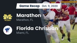 Recap: Marathon  vs. Florida Christian  2020