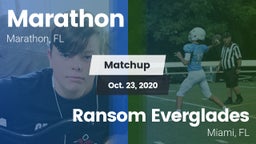 Matchup: Marathon vs. Ransom Everglades  2020