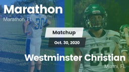 Matchup: Marathon vs. Westminster Christian  2020