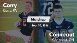 Matchup: Corry vs. Conneaut  2016