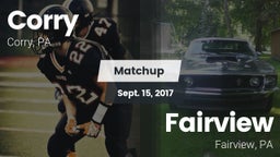 Matchup: Corry vs. Fairview  2017