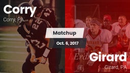 Matchup: Corry vs. Girard  2017