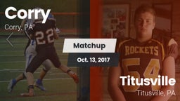 Matchup: Corry vs. Titusville  2017