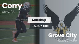 Matchup: Corry vs. Grove City  2018