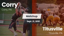 Matchup: Corry vs. Titusville  2018