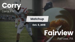 Matchup: Corry vs. Fairview  2018