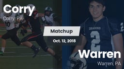 Matchup: Corry vs. Warren  2018