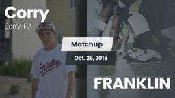 Matchup: Corry vs. FRANKLIN 2018