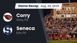 Recap: Corry  vs. Seneca  2018