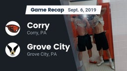Recap: Corry  vs. Grove City  2019