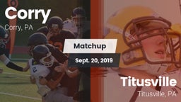 Matchup: Corry vs. Titusville  2019