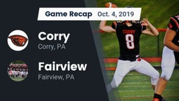 Recap: Corry  vs. Fairview  2019