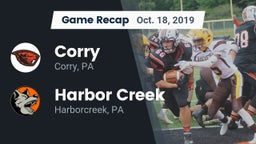 Recap: Corry  vs. Harbor Creek  2019