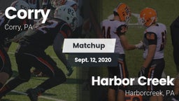 Matchup: Corry vs. Harbor Creek  2020