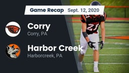 Recap: Corry  vs. Harbor Creek  2020