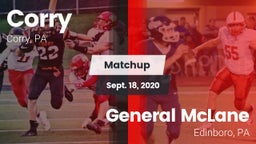 Matchup: Corry vs. General McLane  2020