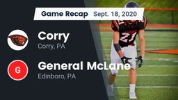 Recap: Corry  vs. General McLane  2020