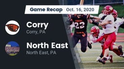 Recap: Corry  vs. North East  2020