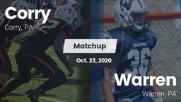 Matchup: Corry vs. Warren  2020