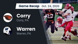 Recap: Corry  vs. Warren  2020