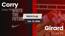 Matchup: Corry vs. Girard  2020