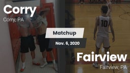 Matchup: Corry vs. Fairview  2020