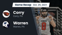 Recap: Corry  vs. Warren  2021