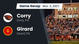 Recap: Corry  vs. Girard  2021