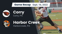 Recap: Corry  vs. Harbor Creek  2022