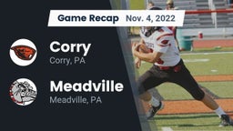 Recap: Corry  vs. Meadville  2022