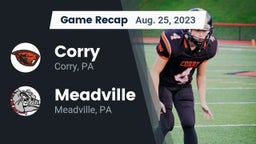 Recap: Corry  vs. Meadville  2023
