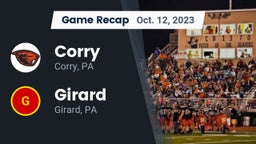 Recap: Corry  vs. Girard  2023