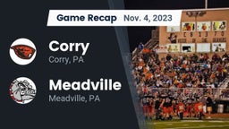 Recap: Corry  vs. Meadville  2023