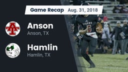 Recap: Anson  vs. Hamlin  2018