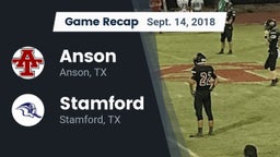 Recap: Anson  vs. Stamford  2018