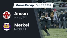 Recap: Anson  vs. Merkel  2018