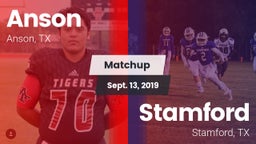 Matchup: Anson vs. Stamford  2019