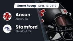 Recap: Anson  vs. Stamford  2019