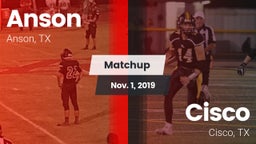 Matchup: Anson vs. Cisco  2019