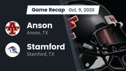 Recap: Anson  vs. Stamford  2020