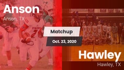 Matchup: Anson vs. Hawley  2020