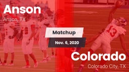 Matchup: Anson vs. Colorado  2020